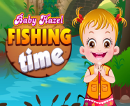 Baby Hazel Fishing Time