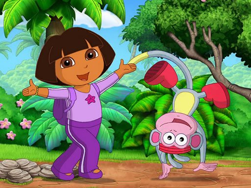 find 7 differences dora