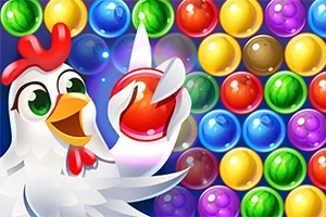 bubble shooter: farm fruit