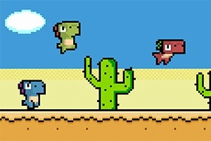 pixel dino run 